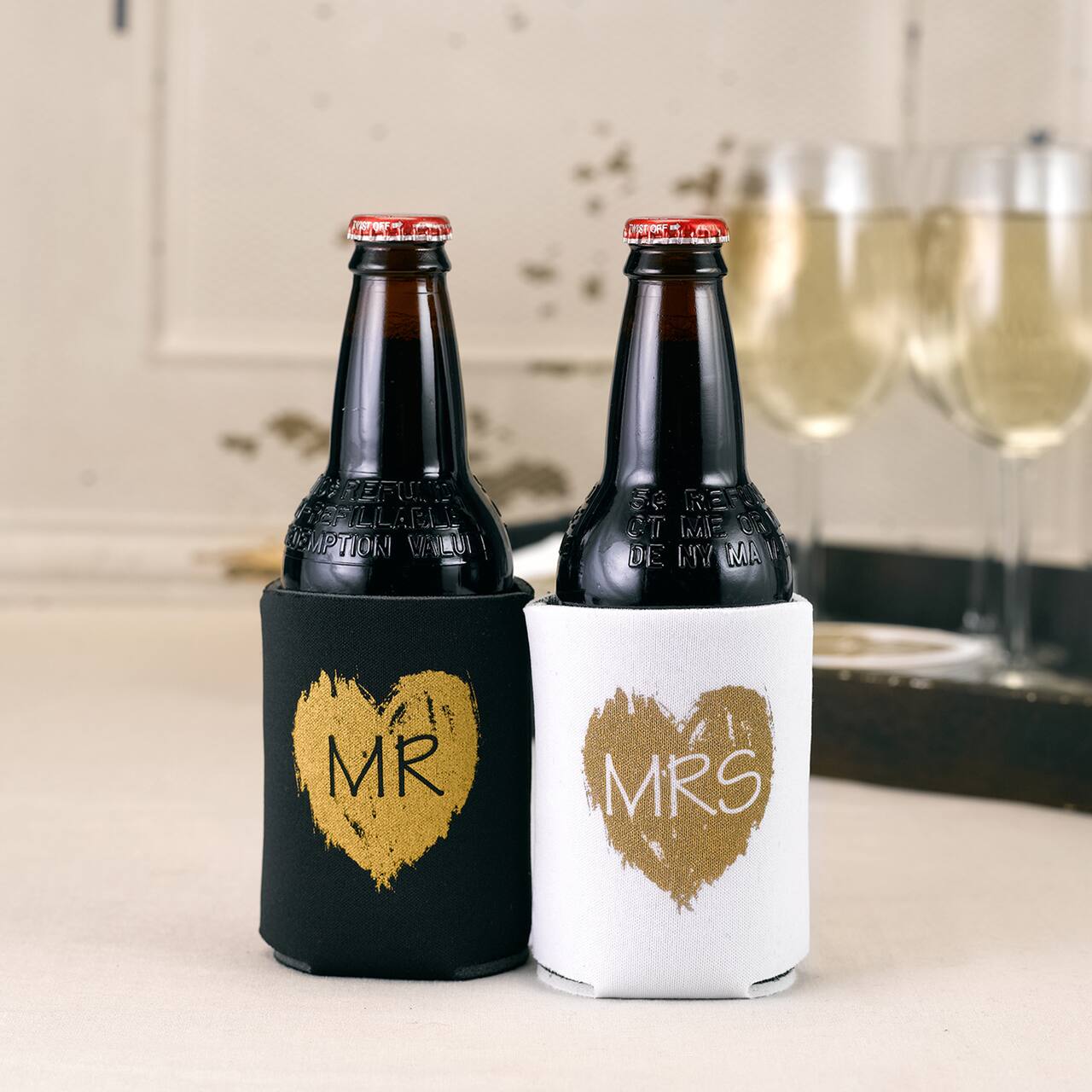 Hortense B. Hewitt Co. Brush of Love Can Coolers Set